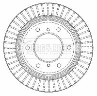 BORG & BECK Piduriketas BBD4480